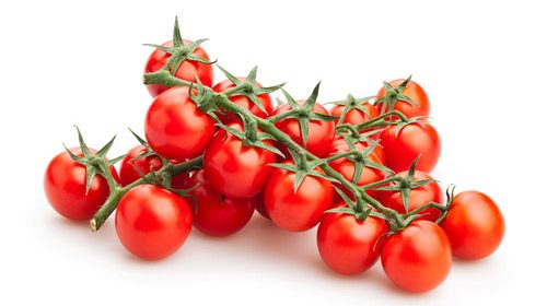 Tipos de tomates - tomate cherry en rama