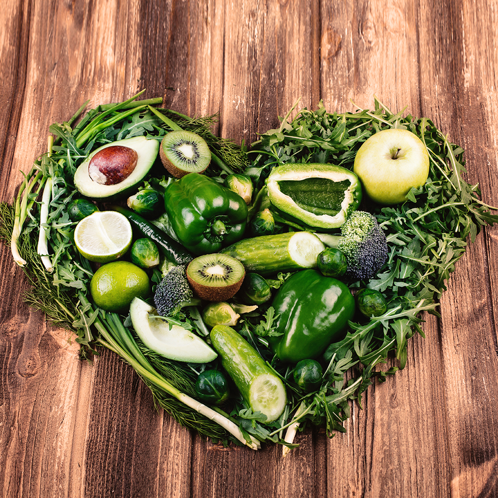 Verduras buenas para el corazón y el estómago